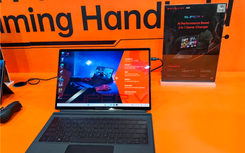 壹号本Super V二合一本亮相CES：搭载酷睿Ultra X7 358H