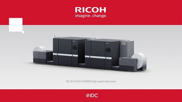 RICOH Pro™ VC80000 高速喷墨数位印刷机