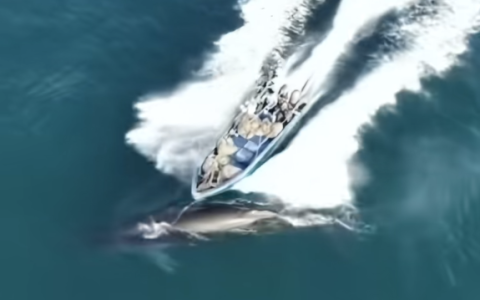 曝网红鲸鱼“刀疤哥”被一渔船高速撞击 官方回应：将依法处理