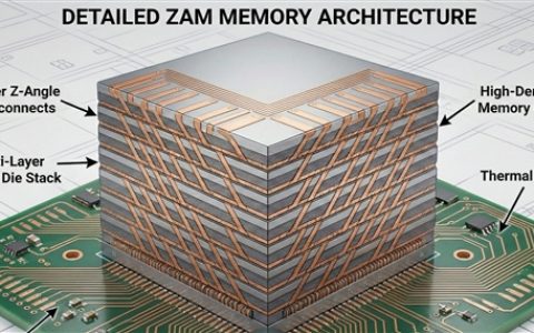 Intel计划复活内存业务：ZAM单芯片最高512GB 功耗比HBM降低50%