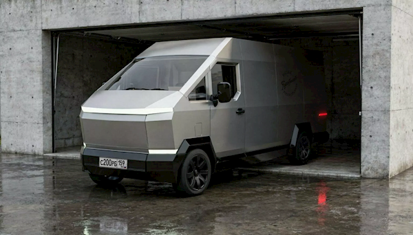 马斯克没造出来的CyberVan 被俄罗斯人造出来了：59万 质保100年