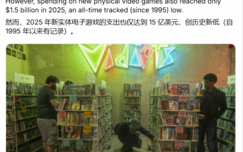 光盘落寞了吗 实体游戏市场数据创新低