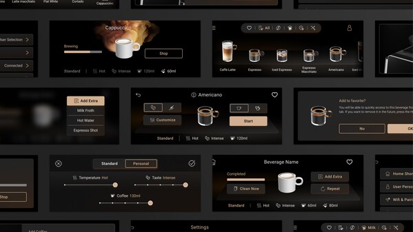 Beko Coffee Experto V4用户界面