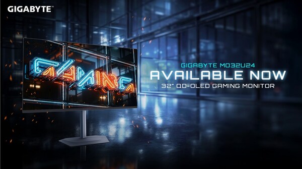 技嘉 32 英寸 240Hz QD-OLED 电竞显示器 MO32U24 正式上市 技嘉 32 英寸 240Hz QD-OLED 电竞显示器 MO32U24 正式上市