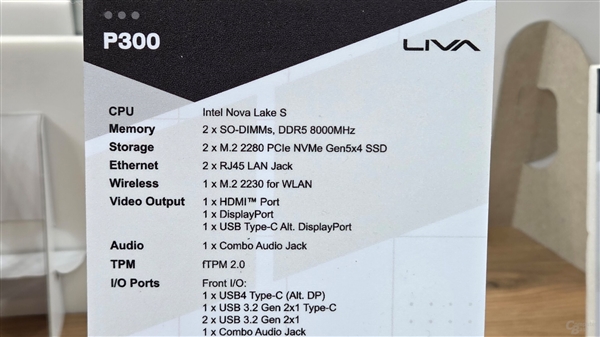频率起飞！Intel Nova Lake嵌入式原型机现身：原生支持DDR5-8000