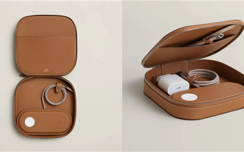 比常规款贵40倍！爱马仕推出牛皮苹果充电套装：售价高达3.5万元