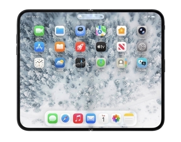 苹果首款折叠屏!iPhone Fold预计9月发布:12月才能出货