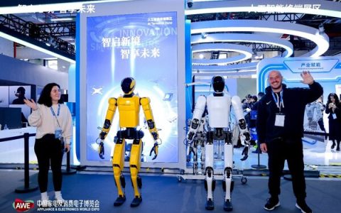 AWE2026现场直击，开普勒K2"大黄蜂"双展区亮相，工业级人形机器人实力吸睛