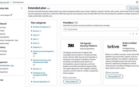亚马逊云科技推出Amazon Security Hub拓展方案 构筑企业级全栈安全防护