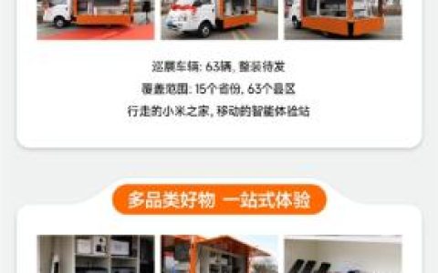 小米之家巡展车来了！63辆开进全国15省：手机、大家电搬上车