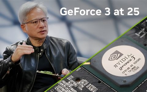 当年让A卡的天塌了！黄仁勋庆祝GeForce 3显卡发布25周年：它开启了GPU的一切