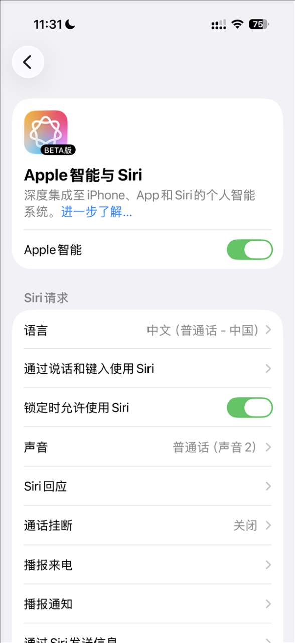 苹果回应推送国行版AI:未在中国大陆正式推出