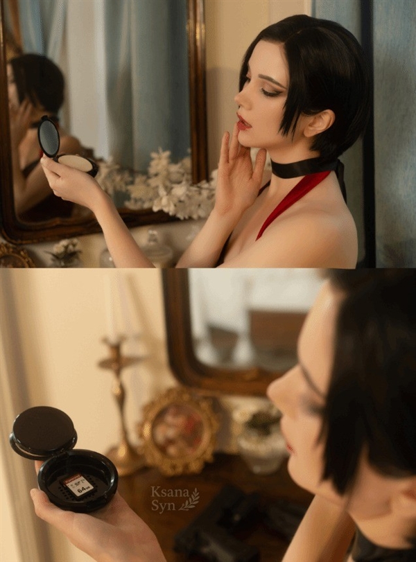国外美女Cos《生化危机》艾达王图赏 这身材绝了