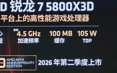 X3D鼻祖回归！AMD确认锐龙7 5800X3D Q2上市：AM4十周年纪念