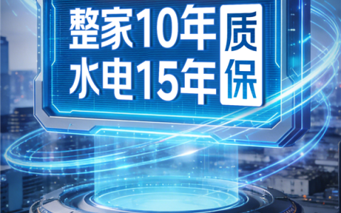 京东自营家装放大招：整家质保10年！水电保15年