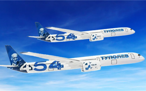 告别CR929 俄罗斯自研洲际飞机图-154亮相：对标波音787