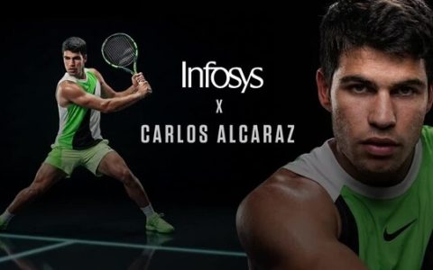 七次大满贯冠军卡洛斯•阿尔卡拉斯Carlos Alcaraz出任Infosys全球品牌大使