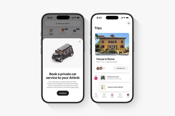 Airbnb爱彼迎携手Welcome Pickups推出全新「专车接送」服务,畅享无忧旅程新体验