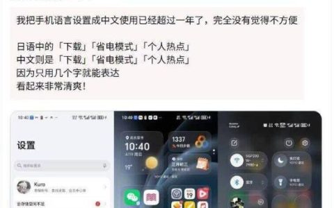 日语起源于中国吗！日本网友热衷将手机设置为中文：直呼感觉很清爽 还是中文牛
