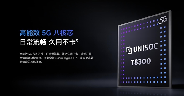 小米商城上架REDMI R70m：水滴屏+国产6nm芯片 1799元起