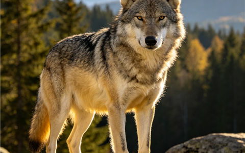 动物园的狼见人就作揖讨吃的 园方：作揖属正常行为