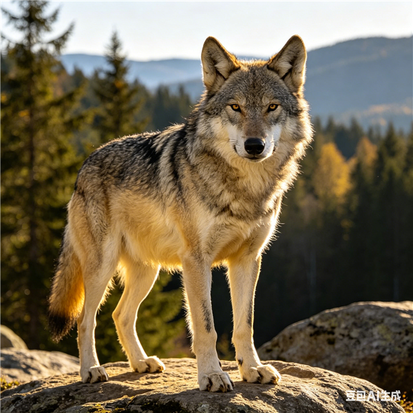 动物园的狼见人就作揖讨吃的 园方：作揖属正常行为