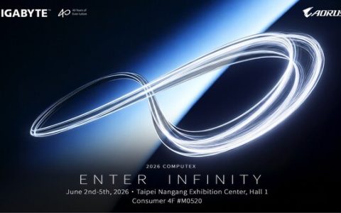 技嘉以”ENTER INFINITY”主题参展 COMPUTEX 2026 全面展现 AI 生态系与沉浸式电竞体验