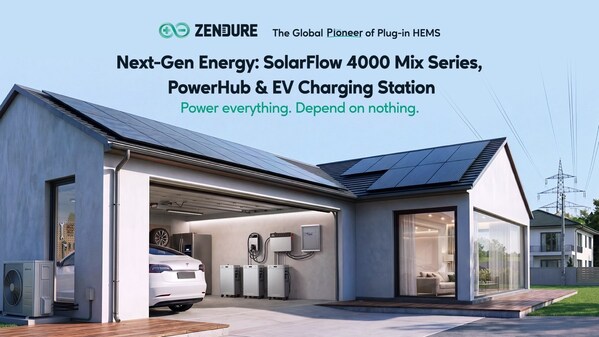 Zendure征拓推出PowerHub----欧洲首款插件式家庭能源管理系统中枢,可以将任何太阳能家庭打造为全屋能源生态系统