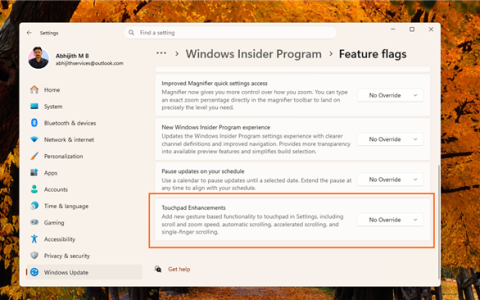 Windows 11触控板迎史上最大升级！新增四种手势：自动滚动、加速滚动终于来了