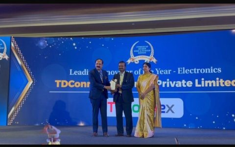 TDConnex wins Leading Innovator of the Year award for Electronics at India's 2026 MSME Awards