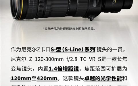 又一支尼十万！尼康宣布开发Z卡口120-300镜皇
