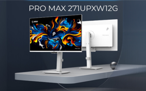 微星PRO MAX系列第四代雾面QD-OLED显示器4799元起：有效抑制环境光干扰