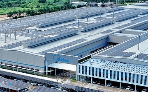 Full PV coverage at Midea Thailand Factory