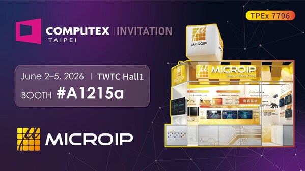 撷发科技(MICROIP)将盛大参展 COMPUTEX 2026(台北世贸一馆,展位 A1215a),并首次公开亮相“AI载具系统事业群”以及 AIVO 与 XEdgAI 双软件平台。 撷发科技(MICROIP)将盛大参展 COMPUTEX 2026(台北世贸一馆,展位 A1215a),并首次公开亮相“AI载具系统事业群”以及 AIVO 与 XEdgAI 双软件平台。