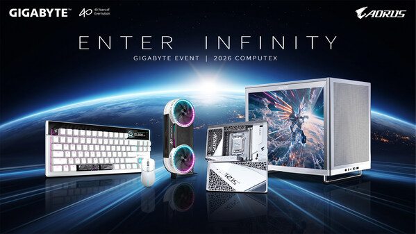 技嘉“ENTER INFINITY”发布会登场，揭晓 COMPUTEX 2026 新品阵容