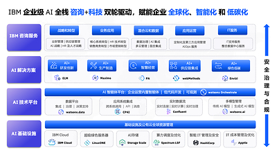 IBM企业级 AI 全栈咨询+科技