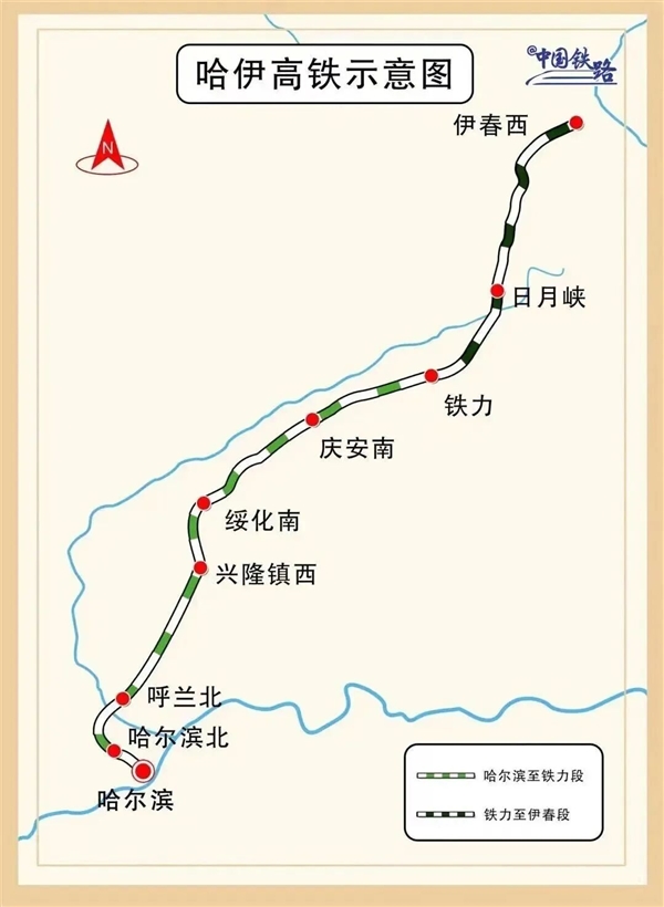 我国最北高铁来了！哈伊高铁开行首趟动车组测试列车