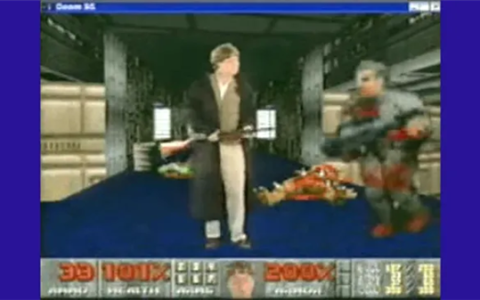 为推销Windows 95拼了！盖茨曾出演《Doom》鬼畜广告：26年前视频曝光