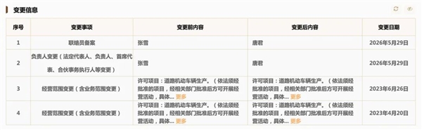 张雪任职企业中已无一家名称包含凯越：曾是凯越机车创始人之一