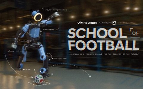 现代汽车在2026年FIFA世界杯™前夕，推出以Boston Dynamics的Atlas机器人为主题的 《足球学院》（School of Football） 活动