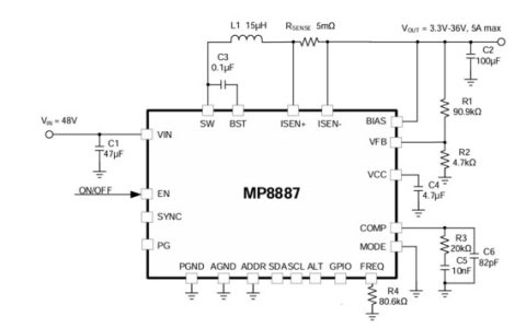 面向无线充电与USB PD EPR应用，MPS推出高效同步降压转换器MP8887