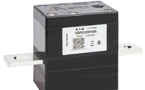 伊顿新型双触发 Pyro Fuse 为电动汽车电路保护和安全性再添屏障