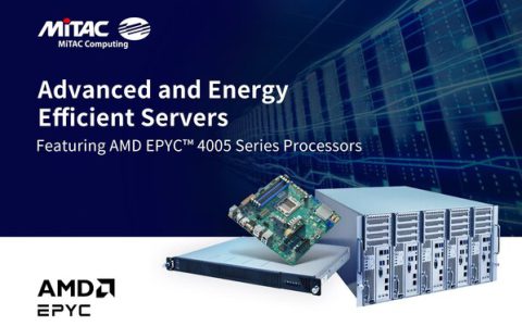 MiTAC Computing deploys latest AMD EPYC™ 4005 Series Processors
