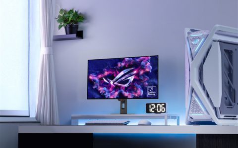 华硕ROG推出两款32寸WOLED显示器：超扁平底座、4K分辨率