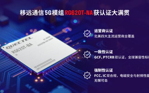 大满贯！移远通信RG620T-NA 5G模组包揽八大权威认证